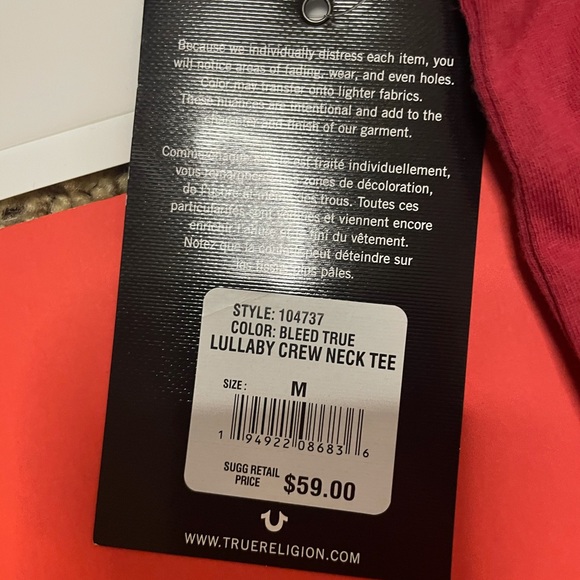 True Religion Jeans Buddha Tee Shirt Men's Medium - Picture 2 of 4